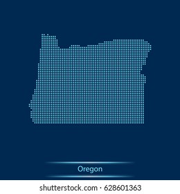 map of Oregon