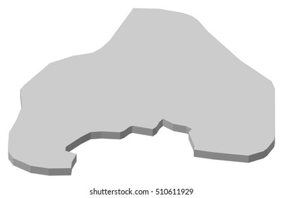 Map - Oslo (Norway) - 3D-Illustration