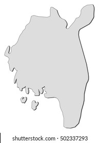 Map - Ostfold (Norway)