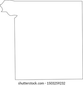 map of ottawa county in state of oklahoma