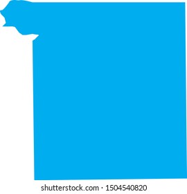 map of ottawa county in state of oklahoma