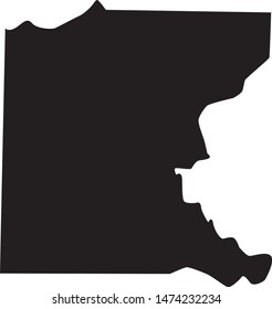 map of Ouachita in state of Arkansas