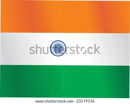 Outline Images Of Indian Flag
