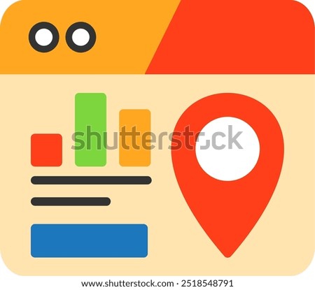 Map Pack Flat Vector Icon Design