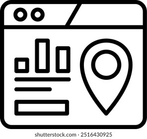 Map Pack Line Vector Icon Design