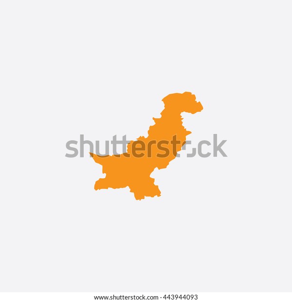 Map Pakistan Vector Illustration Stock Vector Royalty Free Shutterstock