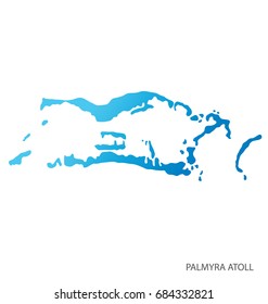 Map Of Palmyra Atoll