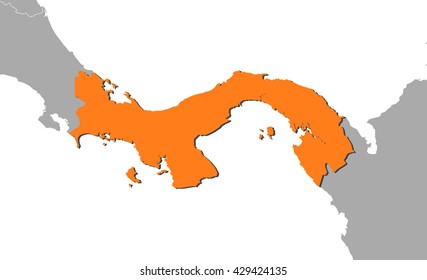 Map - Panama