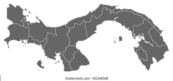 Map - Panama