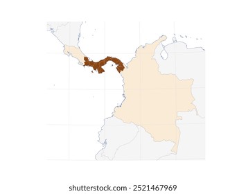 Mapa do Panamá na América Central: Explore esta Nação nas Américas com as Nações Vizinhas