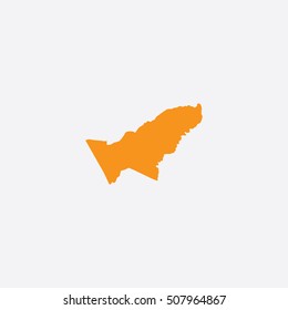 Map of Pando Vector Illustration