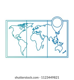 map paper with pin location