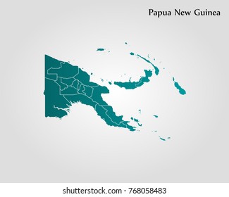 Map of Papua New Guinea