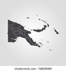 Map of Papua New Guinea