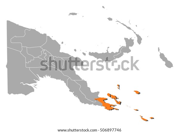 National Capital District Map Map Papua New Guinea National Capital Stock Vector (Royalty Free) 506897737  | Shutterstock