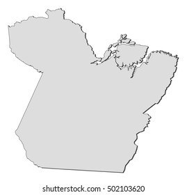 Map - Para (Brazil)