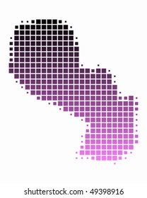 Map of Paraguay