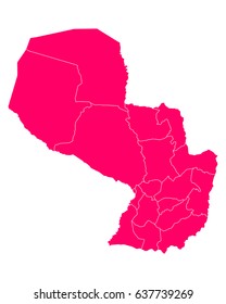 Map of Paraguay