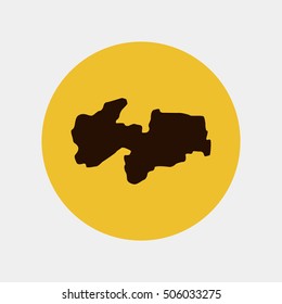 Map of Paraiba Vector Illustrator