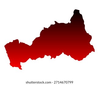 Mapa de Pasco en blanco
