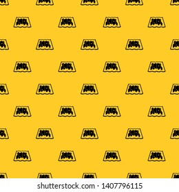 Map pattern seamless vector repeat geometric yellow for any design