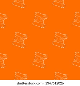 Map pattern vector orange for any web design best