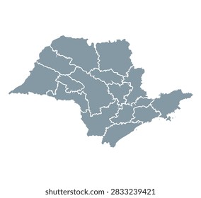 Map of São Paulo state