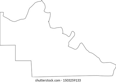 map of pawnee county in state of oklahoma