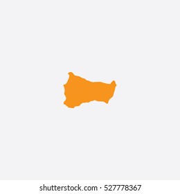 Map of Paysandu Vector Illustration
