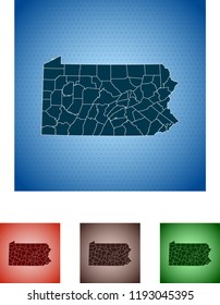 map of Pennsylvania