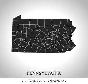 map of Pennsylvania