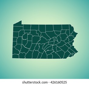 map of Pennsylvania