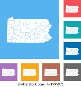 map of Pennsylvania