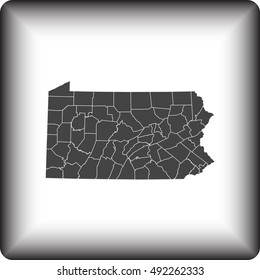 map of Pennsylvania