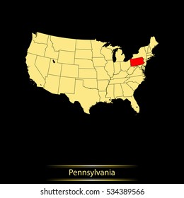 map of Pennsylvania