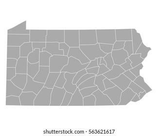 Map of Pennsylvania