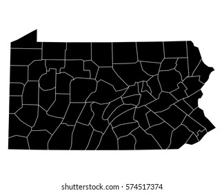 Map of Pennsylvania