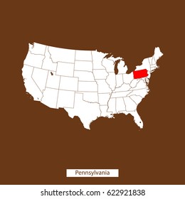 map of Pennsylvania
