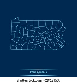 map of Pennsylvania