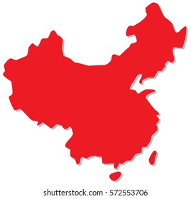Map of People's Republic of China 