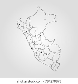 Map of Peru