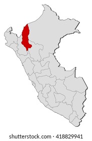 Map - Peru, Amazonas