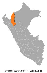 Map - Peru, Amazonas