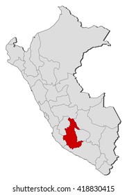 Map - Peru, Ayacucho