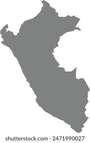 Map of Peru logo vector