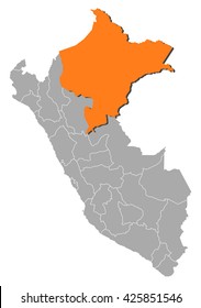 Map - Peru, Loreto