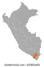 Map - Peru, Moquegua