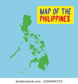 Map of the Philippines (Pilipinas)