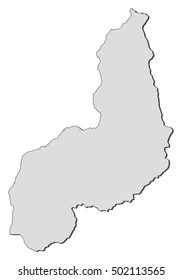 Map - Piaui (Brazil)