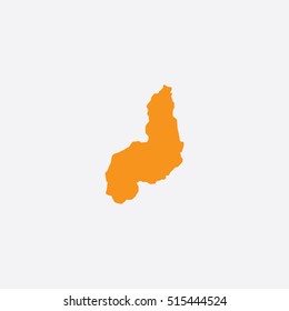 Map of Piaui Vector Illustration